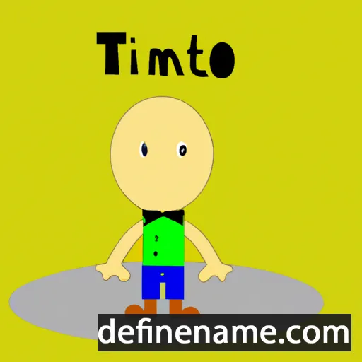 cartoon of the name Timotea