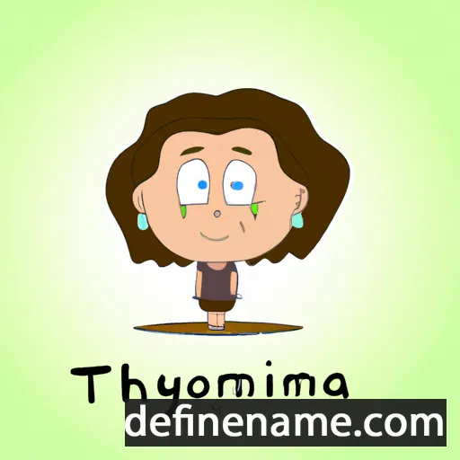 cartoon of the name Timothyna