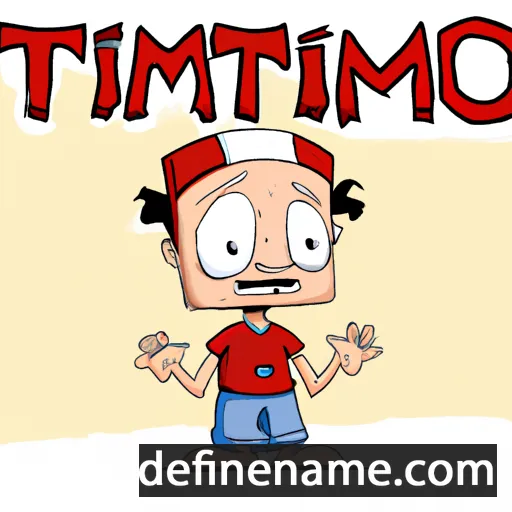 cartoon of the name Timotije