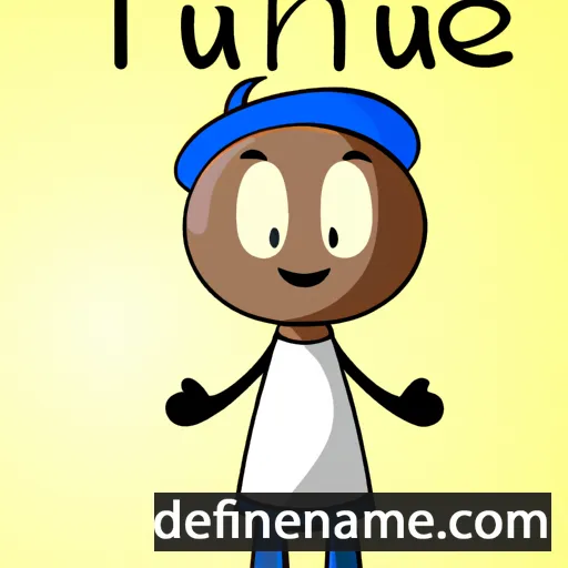 cartoon of the name Timutèu