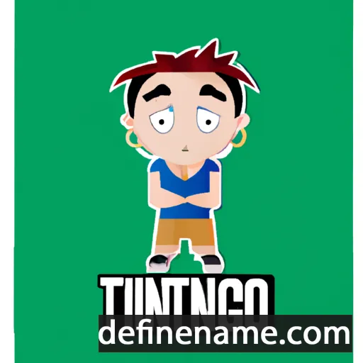 cartoon of the name Tinano