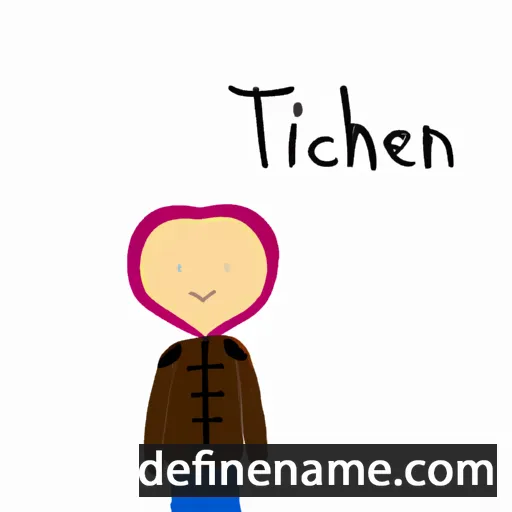 cartoon of the name Tinchen