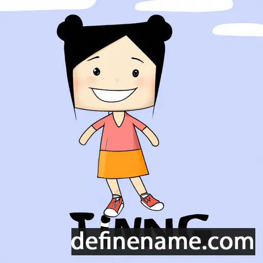 cartoon of the name Ting