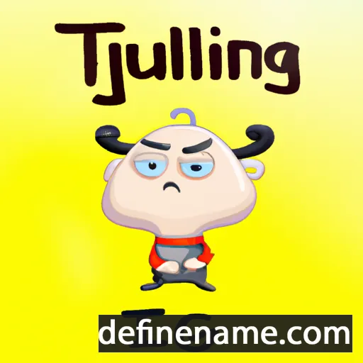 cartoon of the name Tinglu