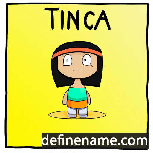 cartoon of the name Tinica