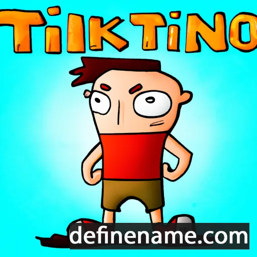 cartoon of the name Tiniko