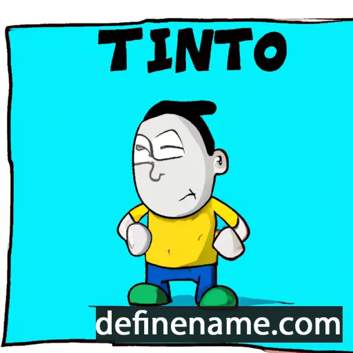 cartoon of the name Tinito