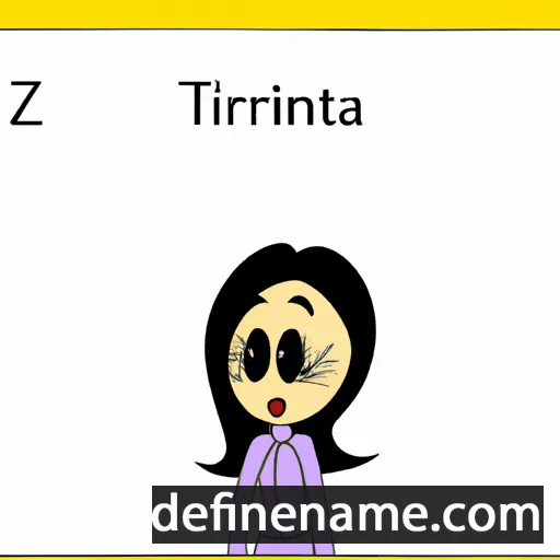 Tinizara cartoon