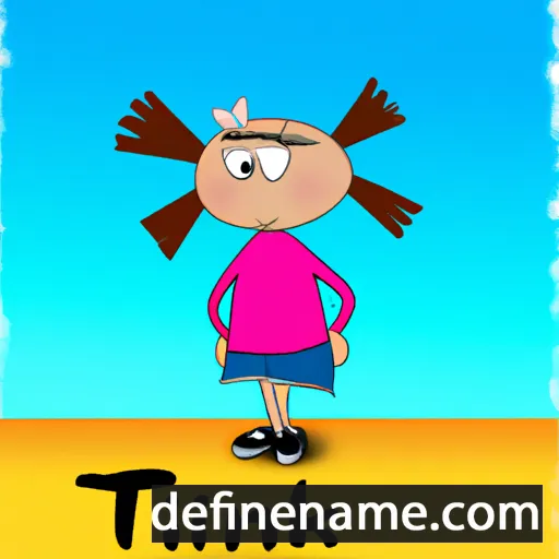 cartoon of the name Tinka