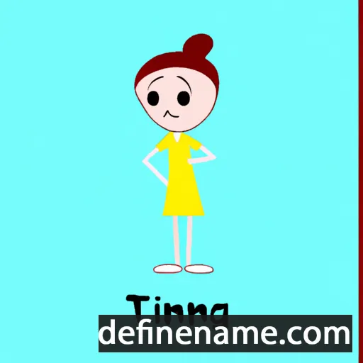 cartoon of the name Tinnie