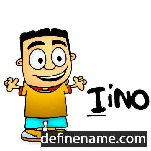 cartoon of the name Tino