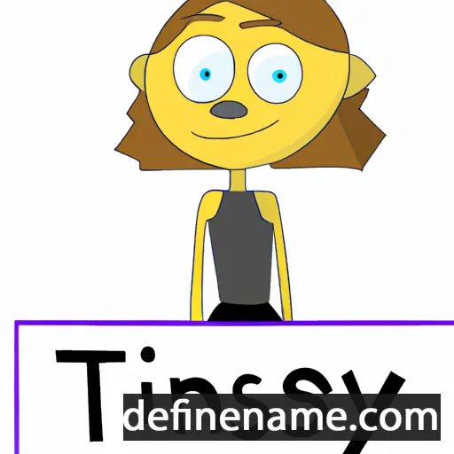 cartoon of the name Tinsley