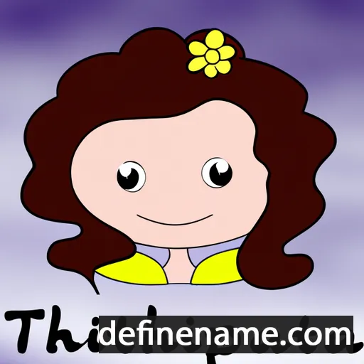 cartoon of the name Tiphina