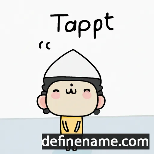 cartoon of the name Tipparat