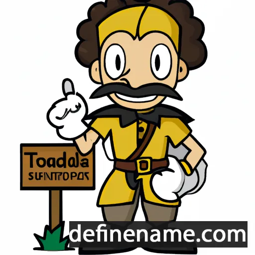 cartoon of the name Tiradentes