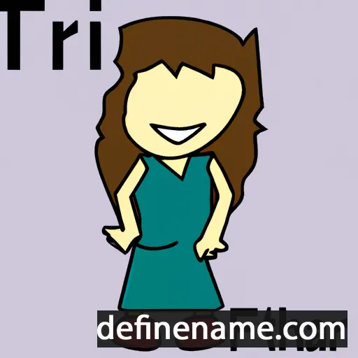 cartoon of the name Tirah