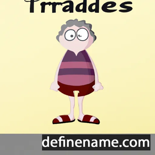 cartoon of the name Tiridates