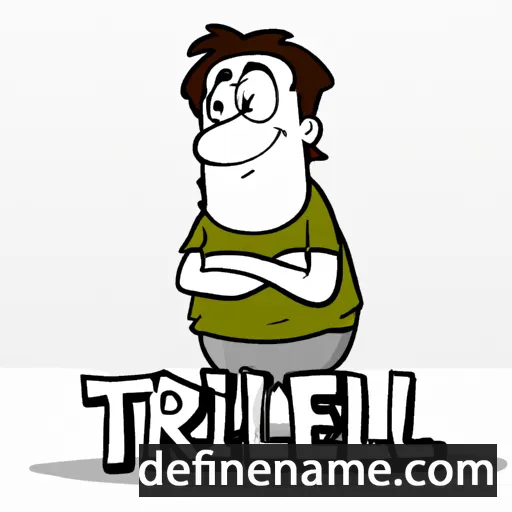 cartoon of the name Tirrell