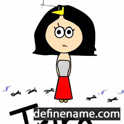 cartoon of the name Tirsa