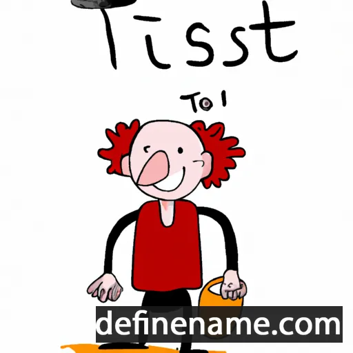 cartoon of the name Tišoi