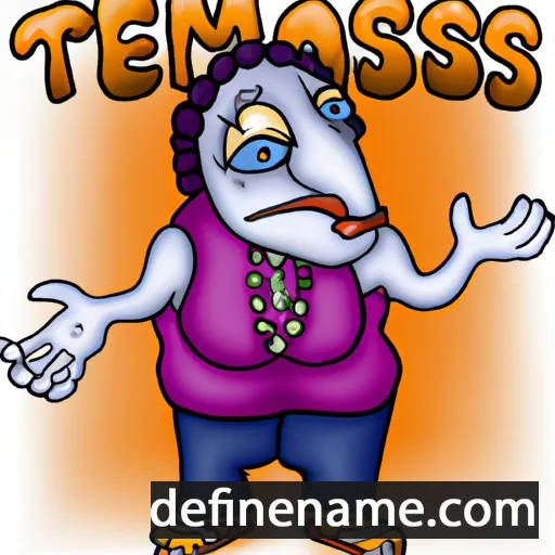 cartoon of the name Tisamenos