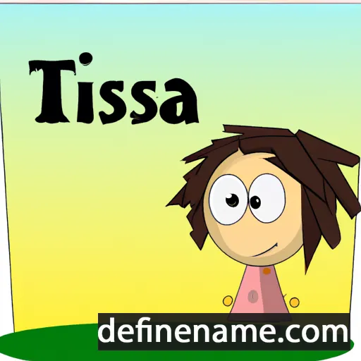 Tisbèa cartoon