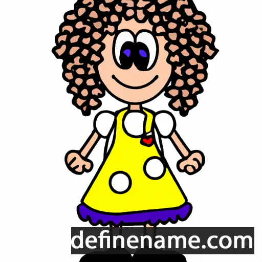 cartoon of the name Tishie