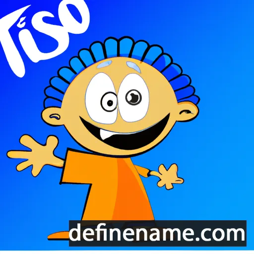 cartoon of the name Tiso