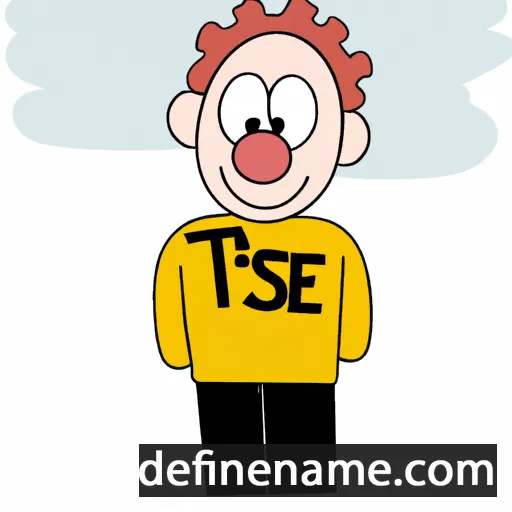 cartoon of the name Tisse