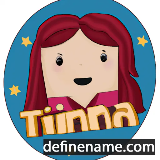 cartoon of the name Titánia