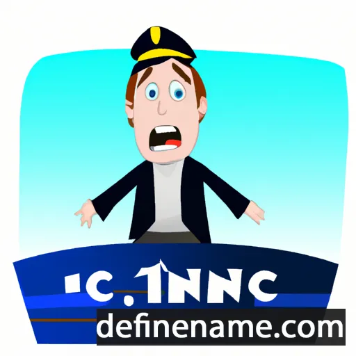 cartoon of the name Titanic