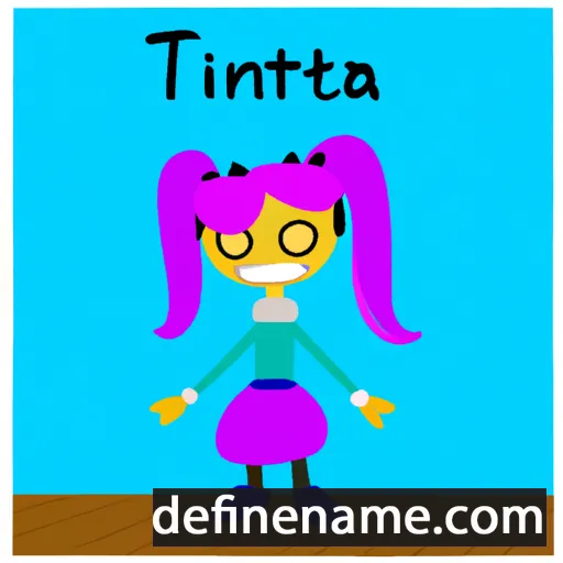 cartoon of the name Titanita