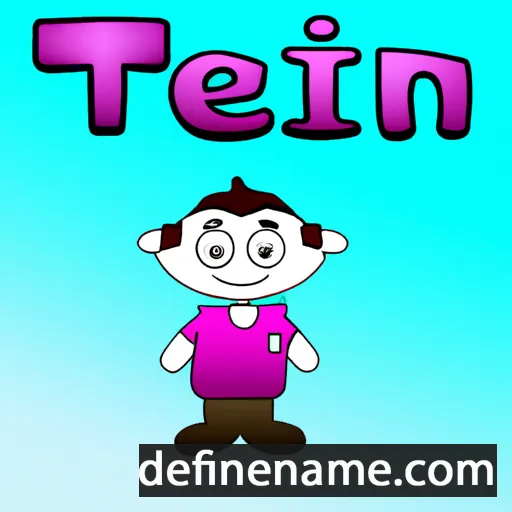 cartoon of the name Titien