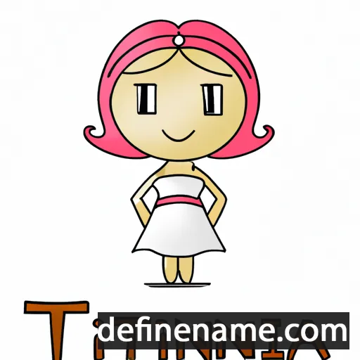 cartoon of the name Titinia