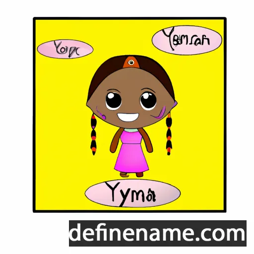 cartoon of the name Tiyana