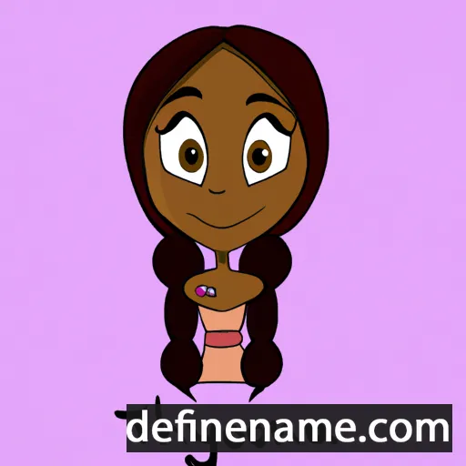 cartoon of the name Tiyonna