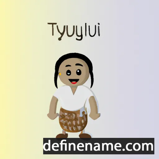 Tiyuwilu cartoon