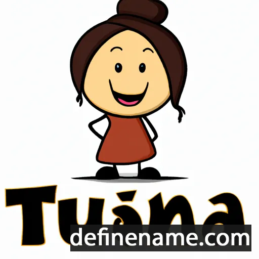 cartoon of the name Tjuana