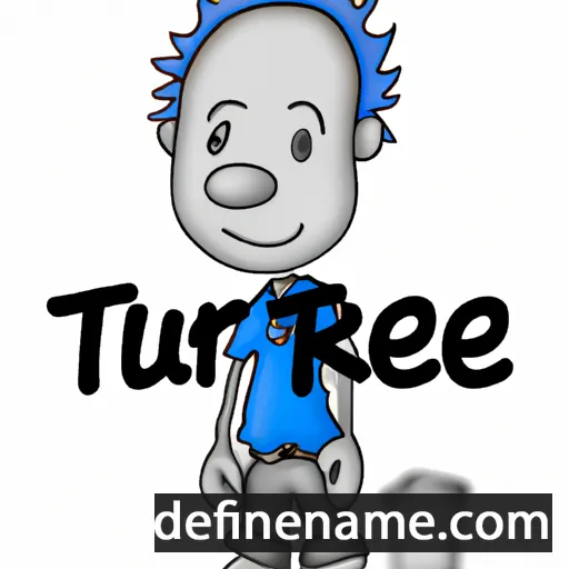 cartoon of the name Tjure