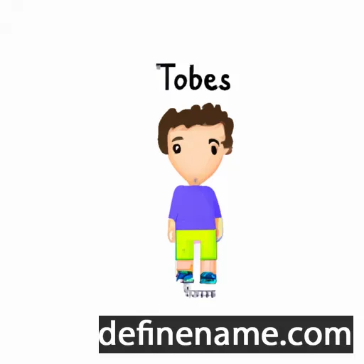 cartoon of the name Tóbías