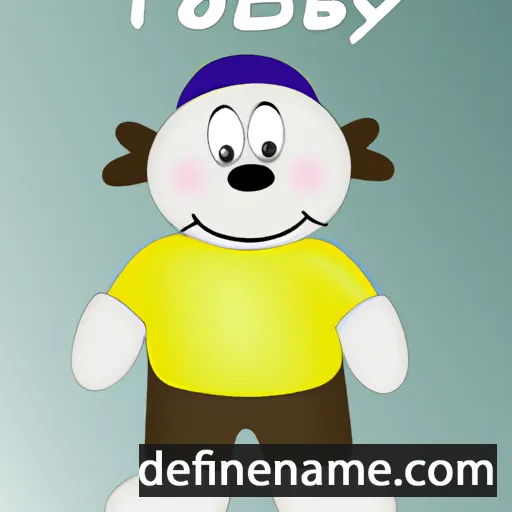 cartoon of the name Tóbý