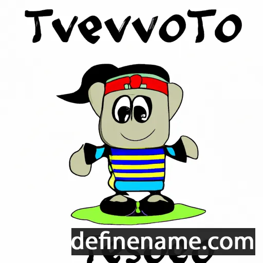 Tóhtoo'évé'késo cartoon