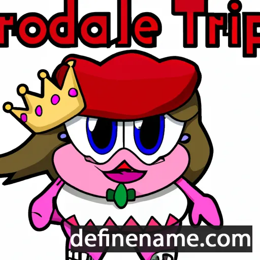 cartoon of the name Toadette