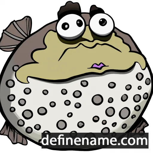 Toadfish cartoon