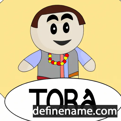 cartoon of the name Toba