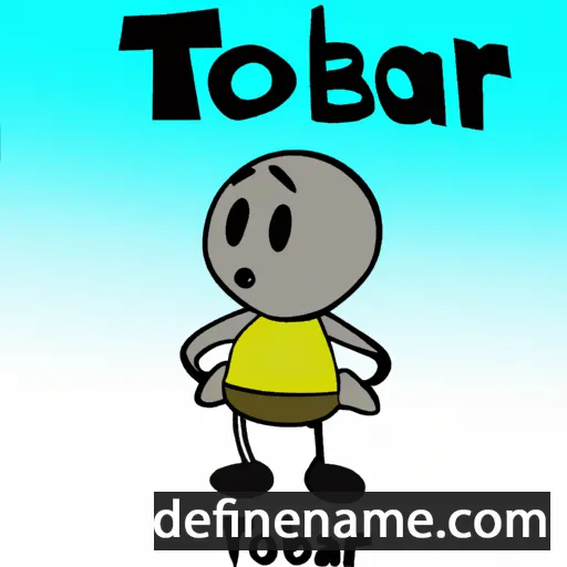 cartoon of the name Tobar