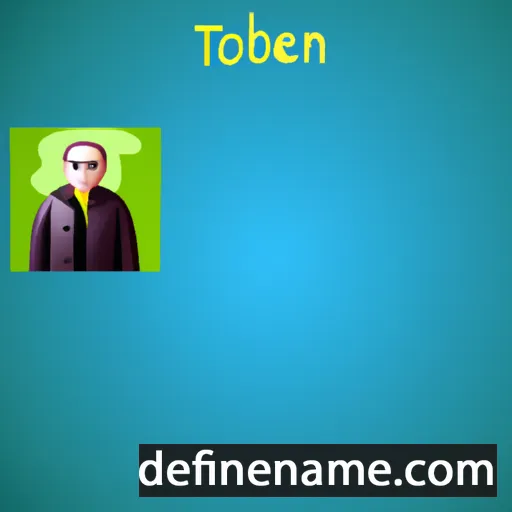 cartoon of the name Tobden