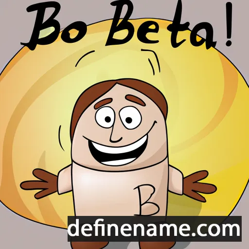 cartoon of the name Tobeta