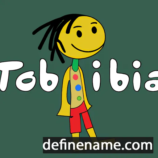 cartoon of the name Tobijah