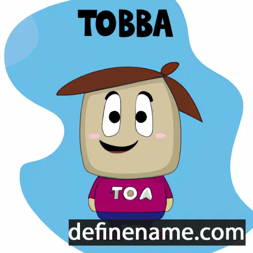 cartoon of the name Tobra